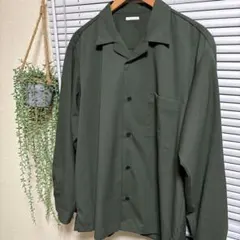 【未使用品】GU（ジーユー）オープンカラー長袖シャツ