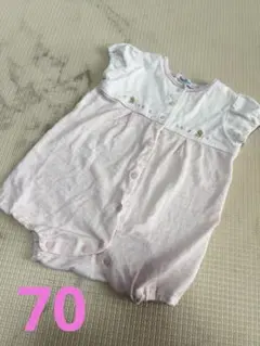 ファミリア 半袖ロンパース 70サイズ