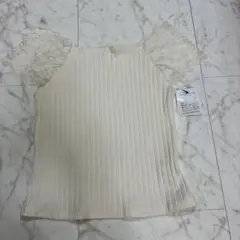 アイボリー 半袖トップス M