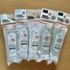 【新品未使用品】ダイソーホイップクリームのり　ホワイト3本ラメ2本　5本セット