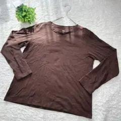 【ユニクロ UNIQLO】 スムースストレッチコットンクルーネックT (XL)