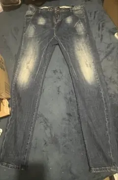 ダークブルースリムフィットデニム