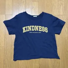 GU 紺 グラフィックTシャツ Mサイズ