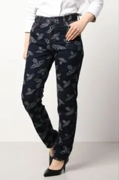 Vivienne Westwood オーヴ柄デニム　サイズ3のサムネイル