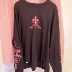 REFLEM（レフレム）♡裾ダメージ・顔料加工クロス刺繍ロンT - メルカリ