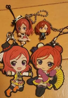 ラブライブ！　西木野真姫ストラップ４種