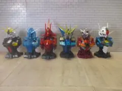 【送込】バンダイ　MSメカニカルバスト　νガンダム　サザビー　W0EWエクシア他