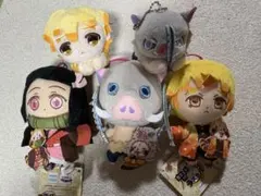 鬼滅の刃 ぬいぐるみ・マスコット 5体セット