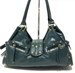 Y2K archive studs soho bag green × gold