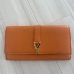 SAINT LAURENT オレンジ長財布