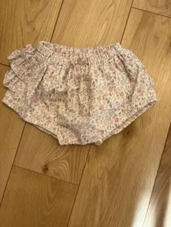 petit main フリル花柄パンツ 70