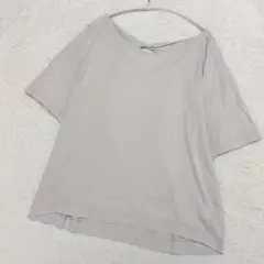 THE SHOP TK バックツイスト カットソー M グレージュ コットンのサムネイル