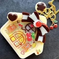 ♡プリンのおうちのシェイカーキーホルダー♡