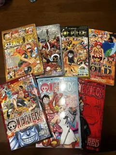ワンピースの映画の入場特典 8冊コンプリートセット - メルカリ