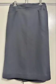 NATURAL BEAUTY BASIC タイトスカート M グレー ミモレ丈