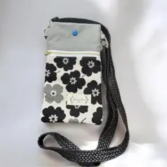 花柄スマホショルダーバッグ