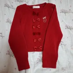 Shirley Temple レッド カーディガン