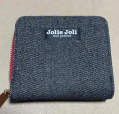 売り切り！300円! Jolie joli ジョリージョリ　ジップ財布　ブラック