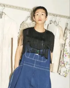 ジャーナルスタンダード　フリンジジレ　黒