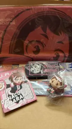 ヒロアカ 一番くじ  fight on!  麗日お茶子ちゃんセット