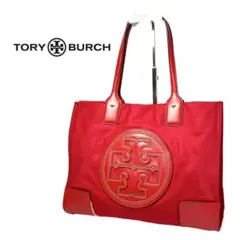 【大人気】 TORY BURCH トリーバーチ トートバッグ レザー×ナイロン
