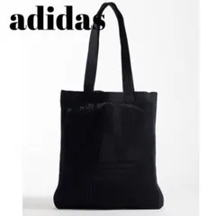 【24時間以内発送】ブラッククロシェトートバック　adidas originalのサムネイル
