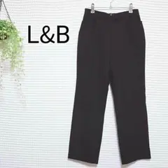 L&B 黒 カジュアルパンツ