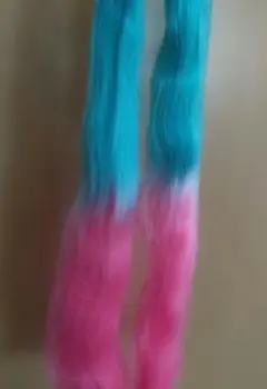 セルメイツ 笹木咲 ウィッグ ヘアエクステ グラデーション ブルー ピンク染色のサムネイル