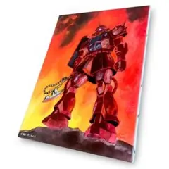 機動戦士ガンダム 安彦良和 THE ORIGIN展 キャンバスアート　ザク