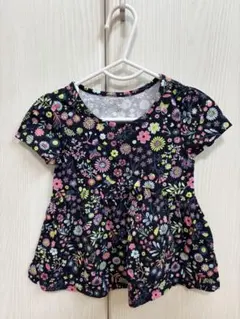 baby GAP 花柄フレアTシャツ 18-24ヶ月
