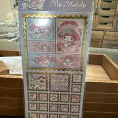 G)My Melody スタンプ風シールセット