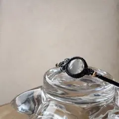 天然石 ホワイトラブラドライト マクラメブレスレット シラー 紺色 ハンドメイド