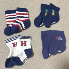 ミキハウス HOT BISCUITS 靴下4足セット