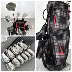 本格派　メンズゴルフクラブ　15本　NIKEGOLF TaylorMadeのサムネイル