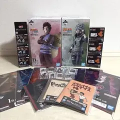 ナルト一番くじ B賞C賞フィギュアセット H賞アクリルチャーム付き