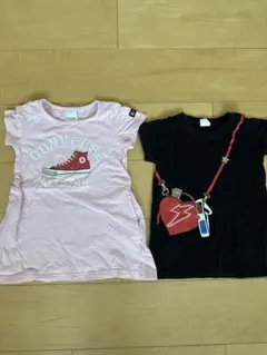 ワンピース　セット　100 90 コンバース　半袖