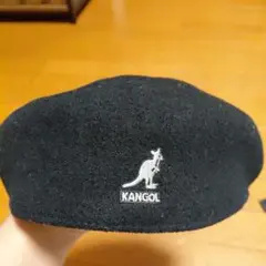 KANGOL ウール ベレー帽 504 ブラック M