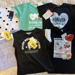 新品　110 まとめ売り　半袖　Tシャツ　女の子