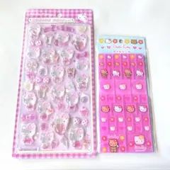 【正規品】ハローキティ ボンボンドロップ シール 第2弾 ピンク タイルシール