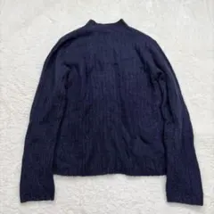 ユニクロ ニット ウール 無地 ハイネック カジュアル シンプル 大きめ