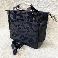 極美品】アルティザン&アーティスト2way トートバッグ 迷彩 カモフラ A4