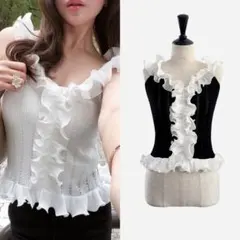 JOSEMOON TULLE DECORATIVE BUSTIER ビスチェ - メルカリ