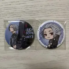 サカモトデイズ　まねきねこ　楽　缶バッジ