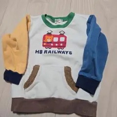 ホットビスケッツ RAILWAYS トレーナー 100cm