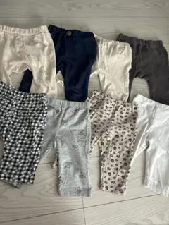 ベビー　パンツ　８枚セット　まとめ売り　90センチ 五分丈