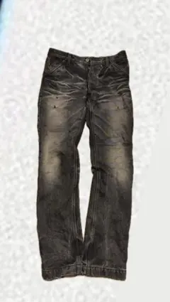 2000s archive straight denim pants y2kのサムネイル