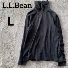 L.L.Bean エルエルビーン　モックネックカットソー　S 黒　ハイネック