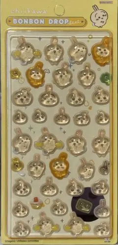 うさぎ　ボンボンドロップシール　ちいかわ第1弾