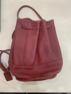 オールドコーチ グラブタンレザー 巾着 ショルダーバッグ 本革 - メルカリ