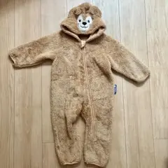 公式 ダッフィー ロンパース 美品 90cn ダッフィー 着ぐるみ（ベビー用ロンパース、カバーオール